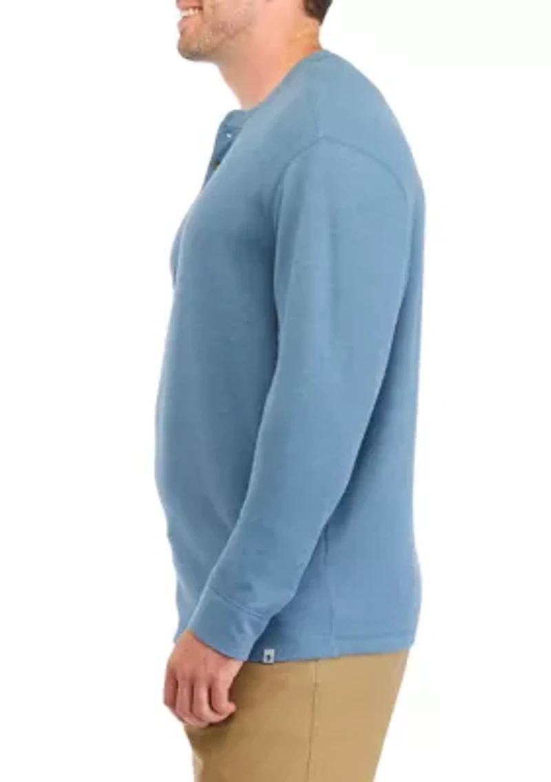 Big & Tall Thermal Henley T-Shirt