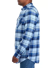 Big & Tall Long Sleeve Flannel Shirt