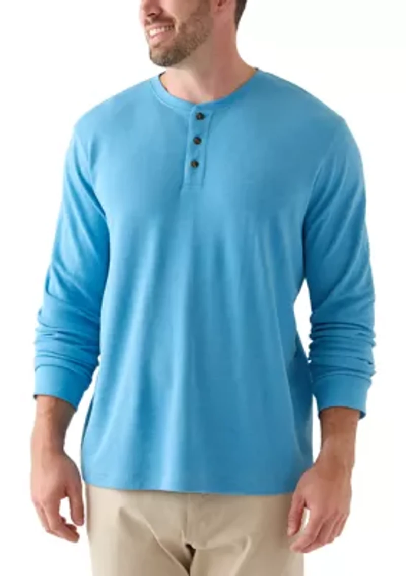 Big & Tall Long Sleeve Thermal Henley Shirt