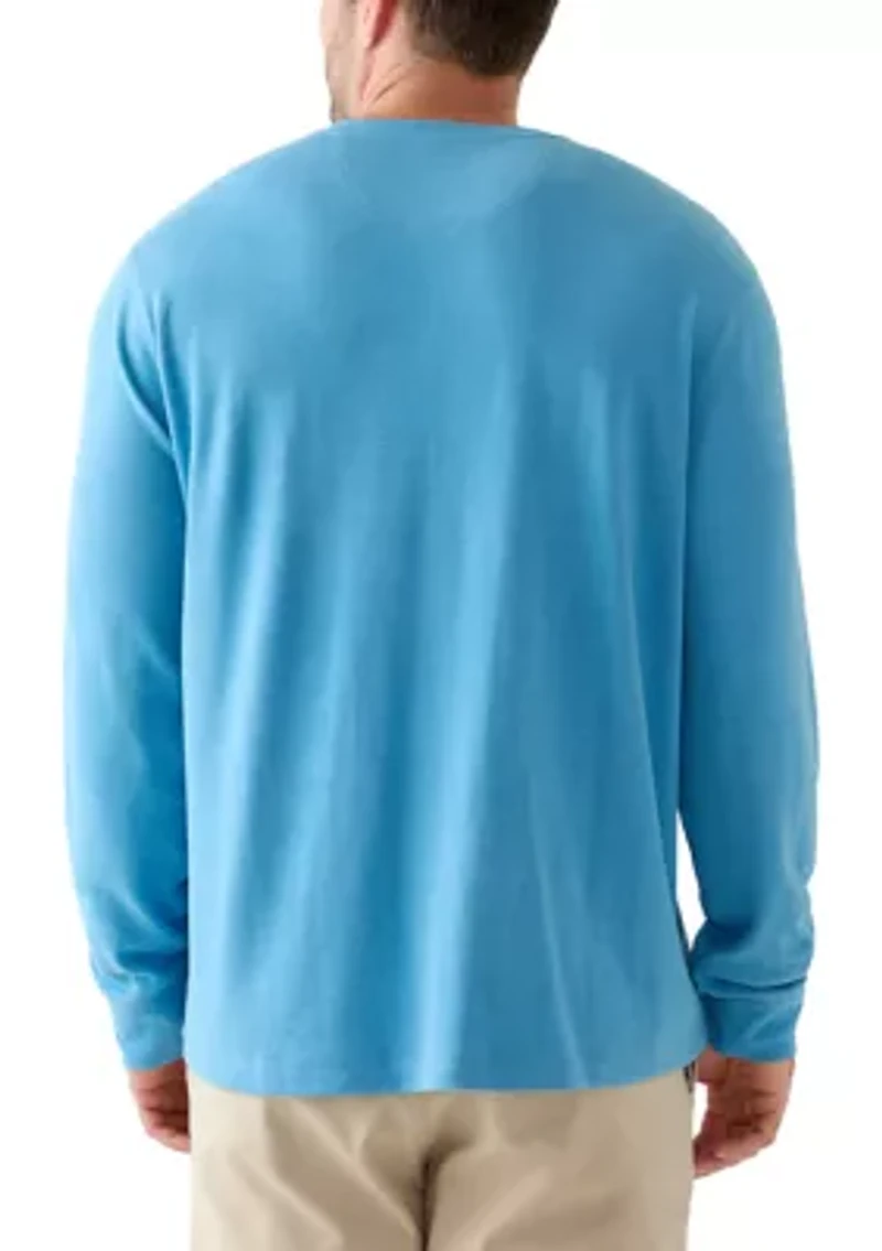 Big & Tall Long Sleeve Thermal Henley Shirt