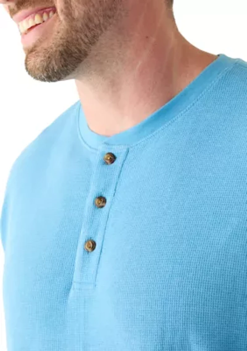 Big & Tall Long Sleeve Thermal Henley Shirt