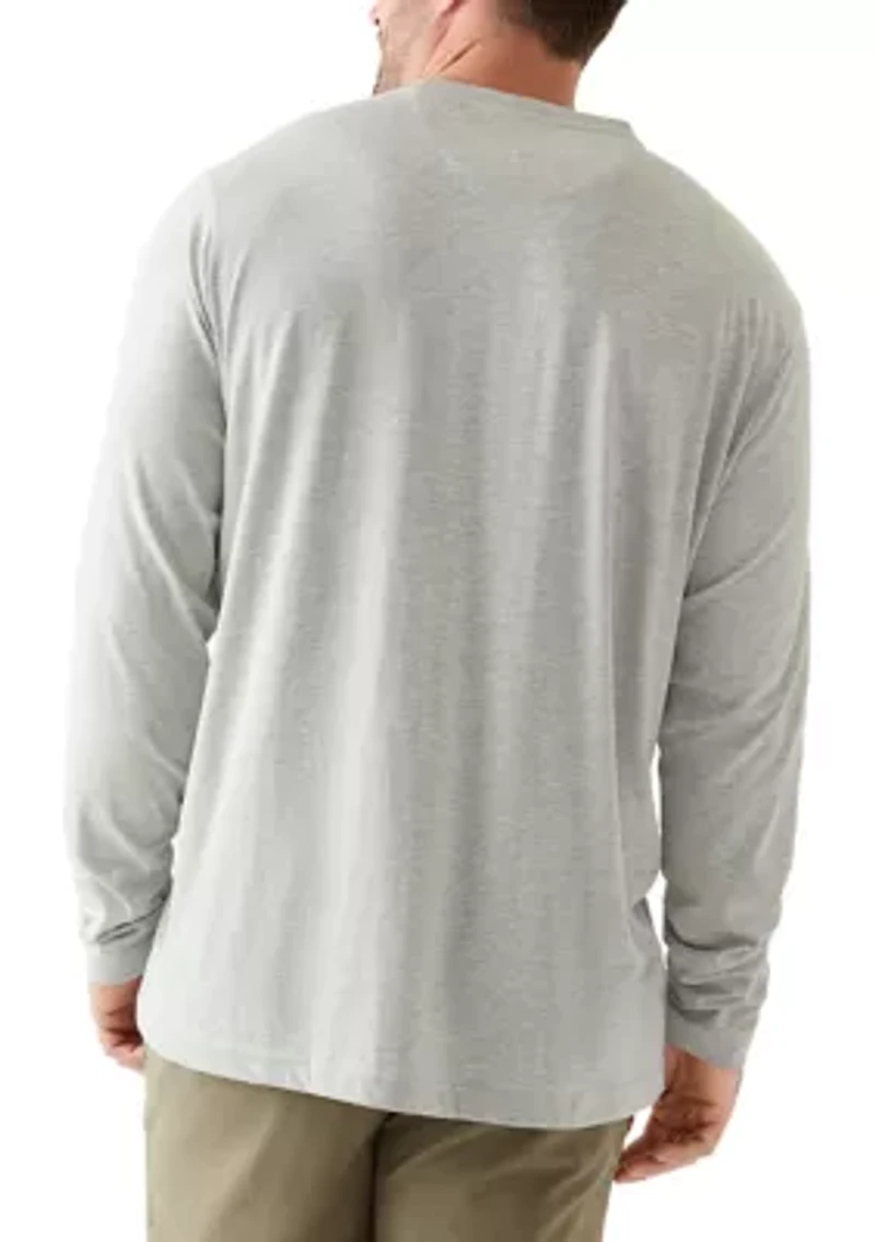 Big & Tall Long Sleeve Jersey Henley