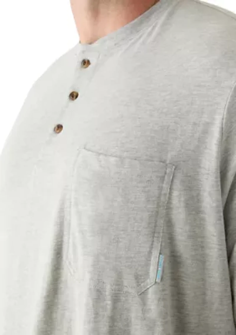 Big & Tall Long Sleeve Jersey Henley