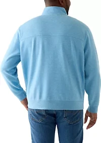 Big & Tall Fleece Quarter Zip Pullover