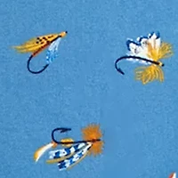 Long Sleeve Printed Flannel Button Down Shirt