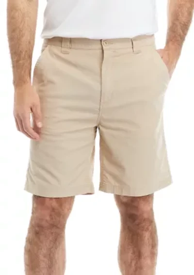 9" Ripstop Flat Front Shorts