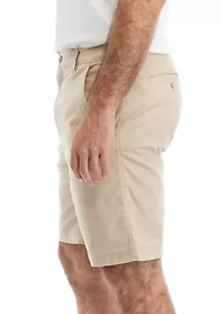 9" Ripstop Flat Front Shorts