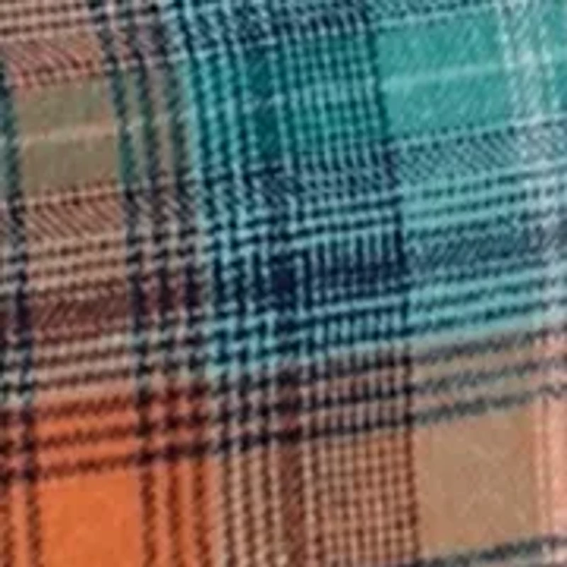 Long Sleeve Woven Flannel Shirt