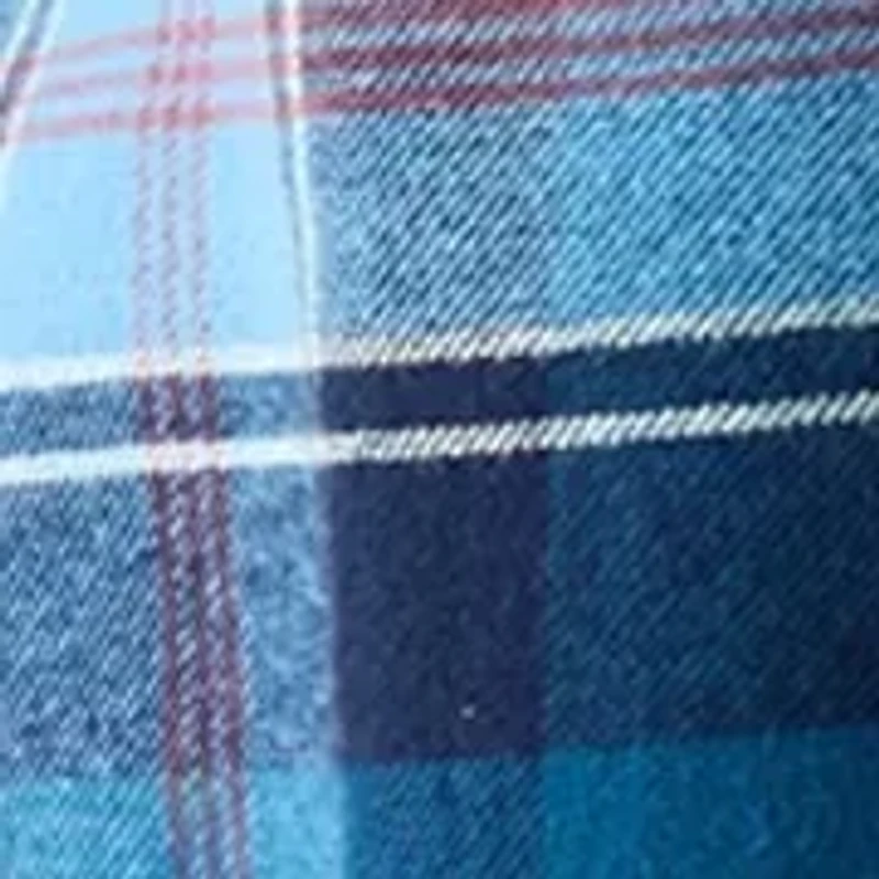 Long Sleeve Woven Flannel Shirt