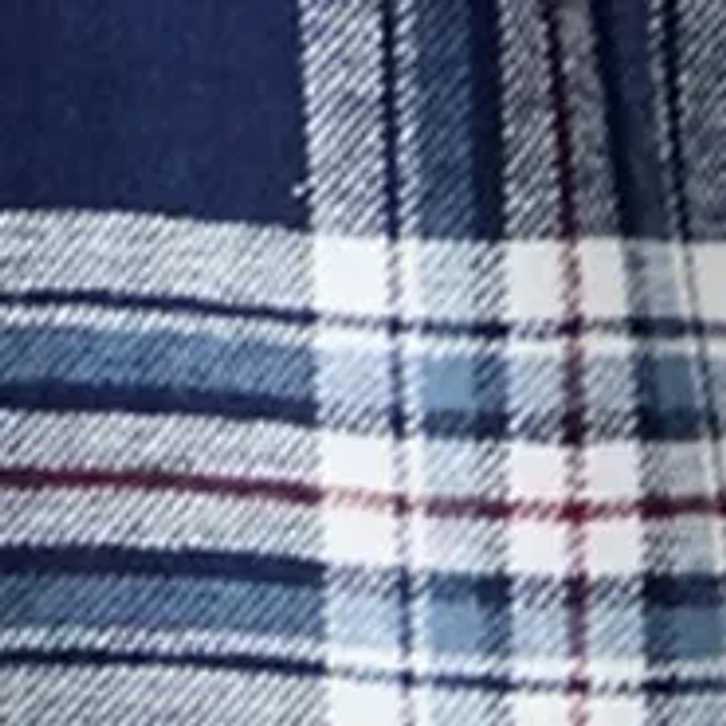 Long Sleeve Woven Flannel Shirt