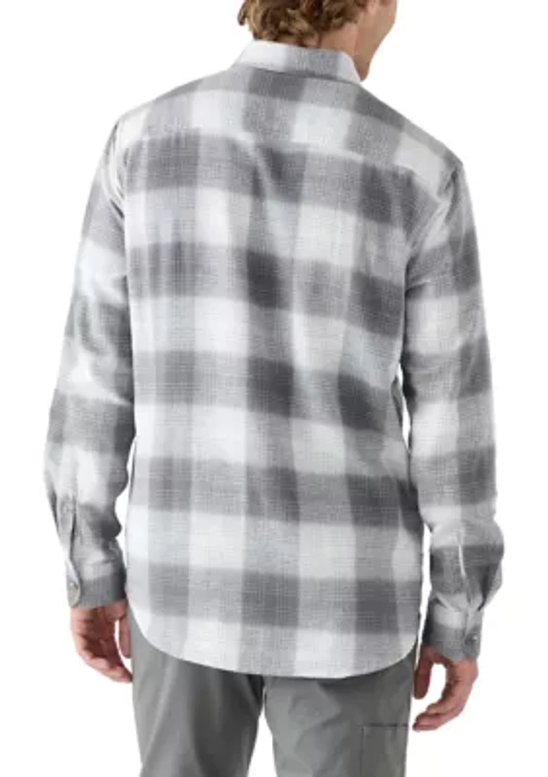 Long Sleeve Woven Flannel Shirt