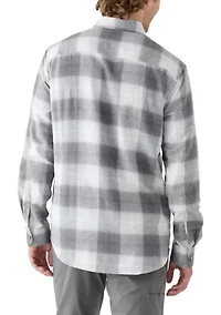 Long Sleeve Woven Flannel Shirt