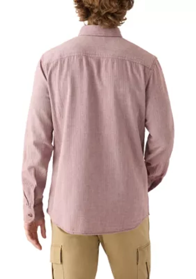 Long Sleeve Solid Flannel Shirt