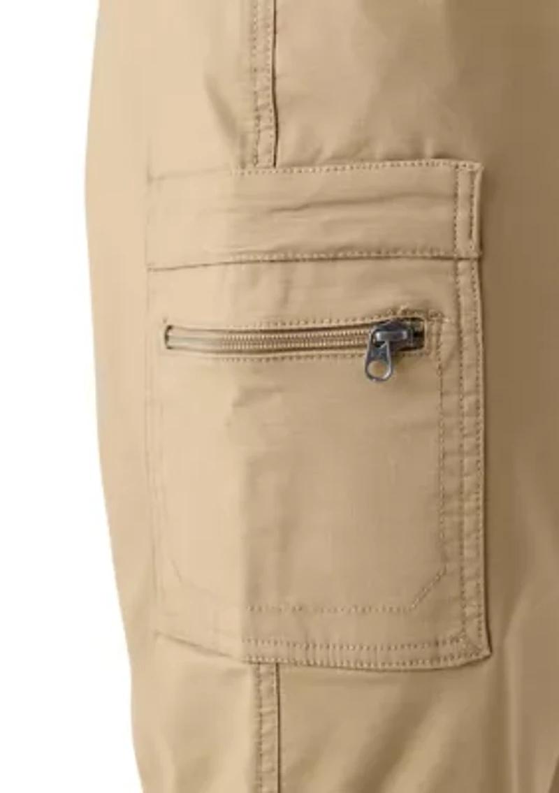 Textured Cargo Pants
