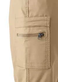 Textured Cargo Pants