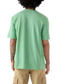 Men's Short Sleeve Jersey Henley Shirt