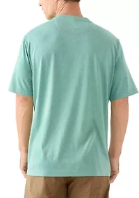 Men's Short Sleeve Jersey Henley Shirt