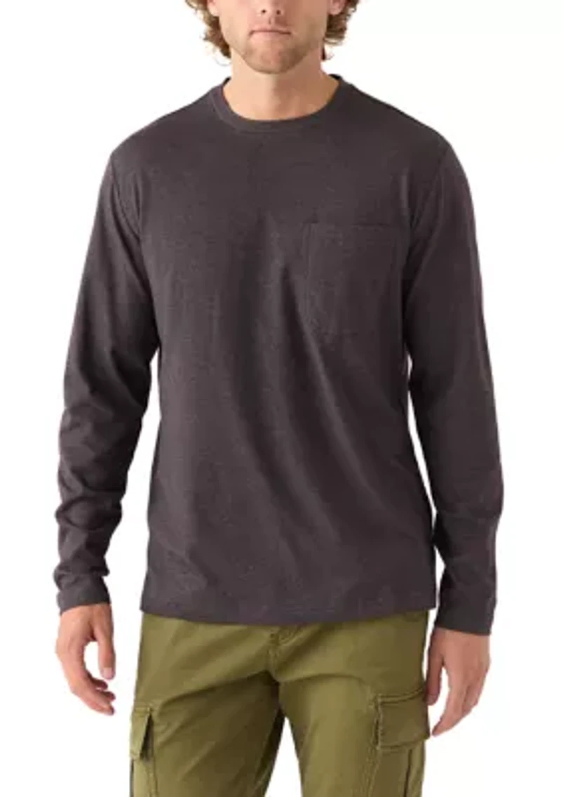 Long Sleeve Jersey Crewneck T-Shirt