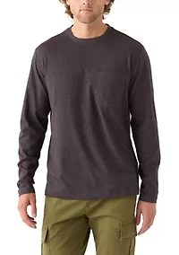 Long Sleeve Jersey Crewneck T-Shirt