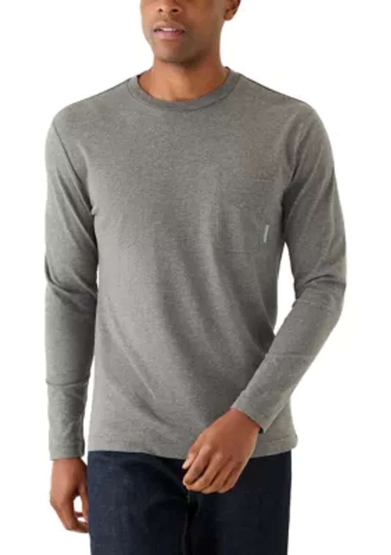 Long Sleeve Jersey Crewneck T-Shirt