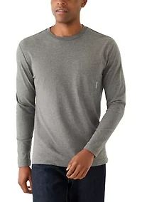 Long Sleeve Jersey Crewneck T-Shirt