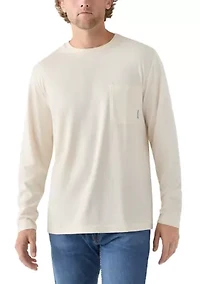 Long Sleeve Jersey Crewneck T-Shirt