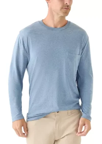 Long Sleeve Jersey Crewneck T-Shirt
