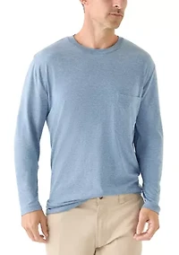 Long Sleeve Jersey Crewneck T-Shirt