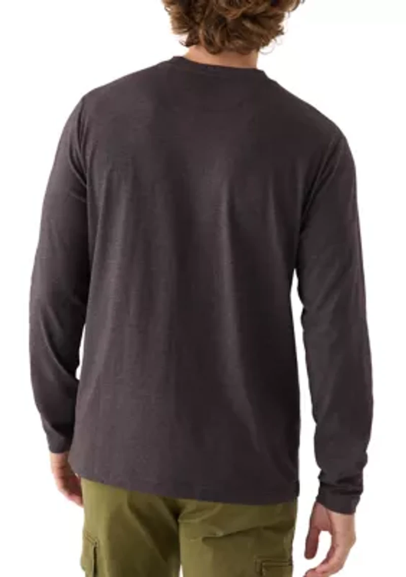 Long Sleeve Jersey Crewneck T-Shirt