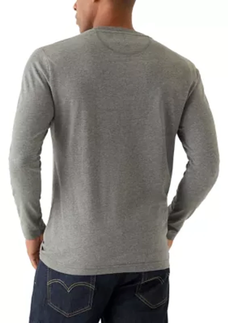 Long Sleeve Jersey Crewneck T-Shirt