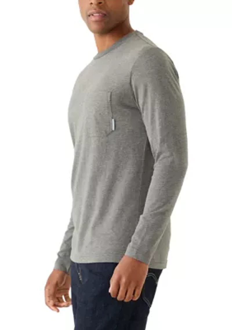 Long Sleeve Jersey Crewneck T-Shirt