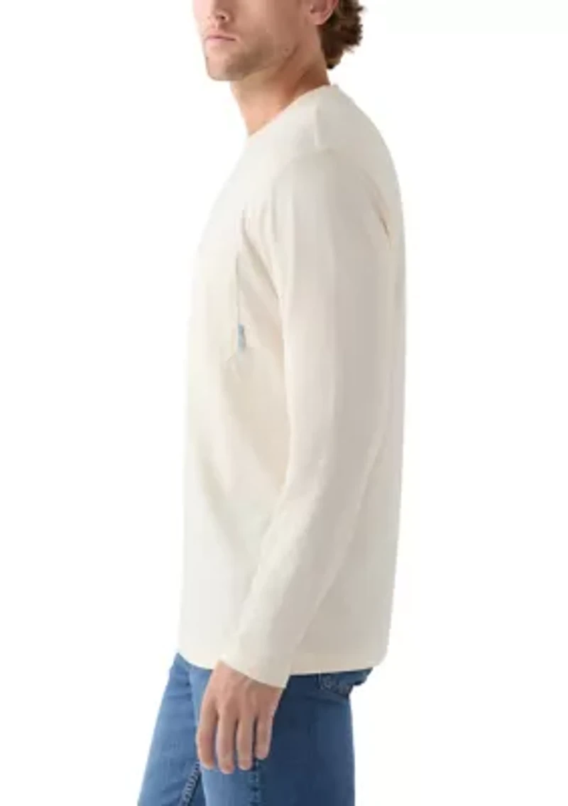 Long Sleeve Jersey Crewneck T-Shirt