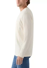 Long Sleeve Jersey Crewneck T-Shirt