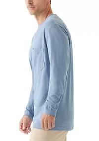 Long Sleeve Jersey Crewneck T-Shirt