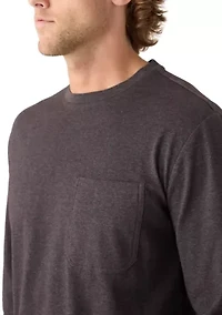 Long Sleeve Jersey Crewneck T-Shirt