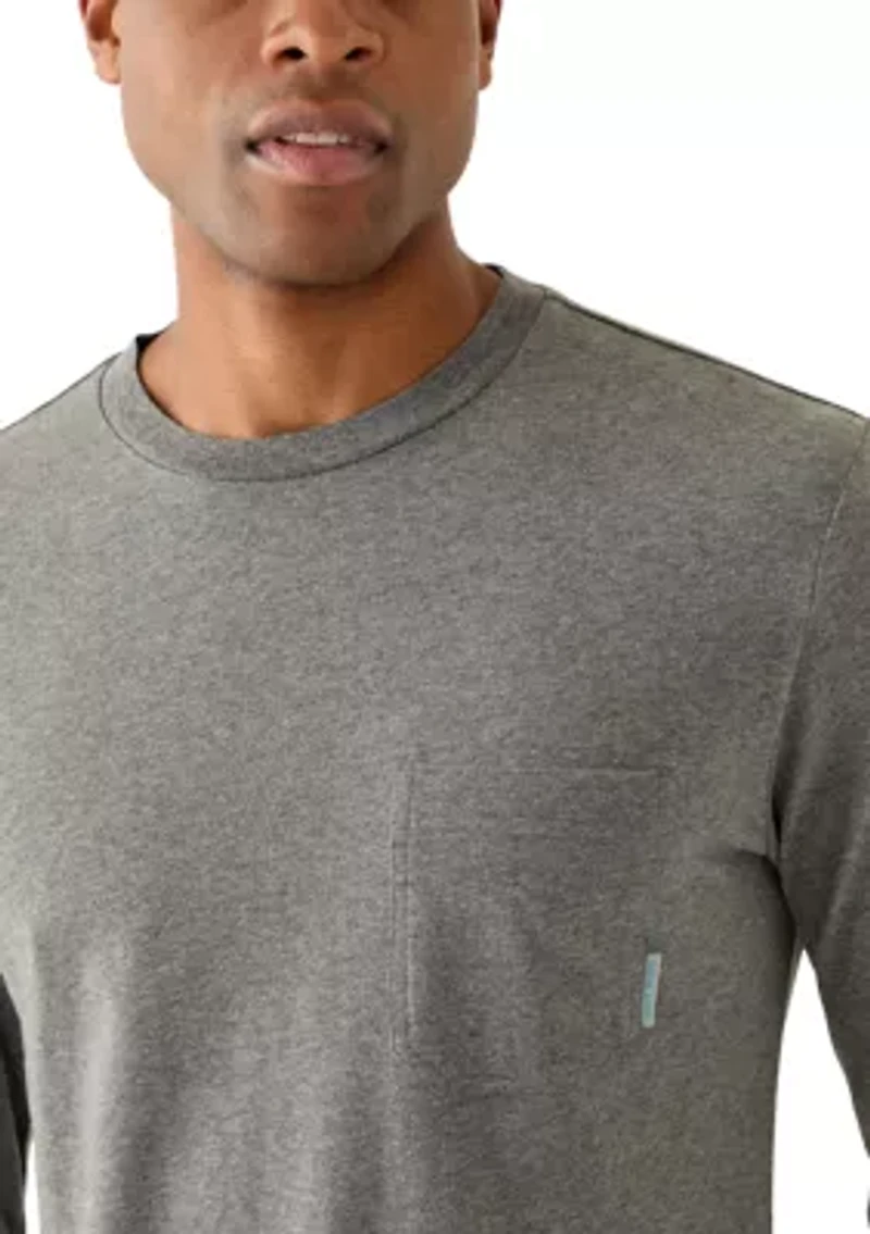 Long Sleeve Jersey Crewneck T-Shirt