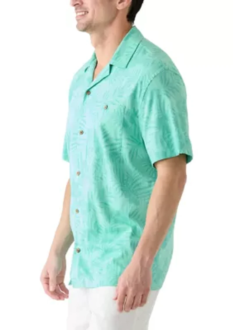 Short Sleeve Printed Camp Shirt
