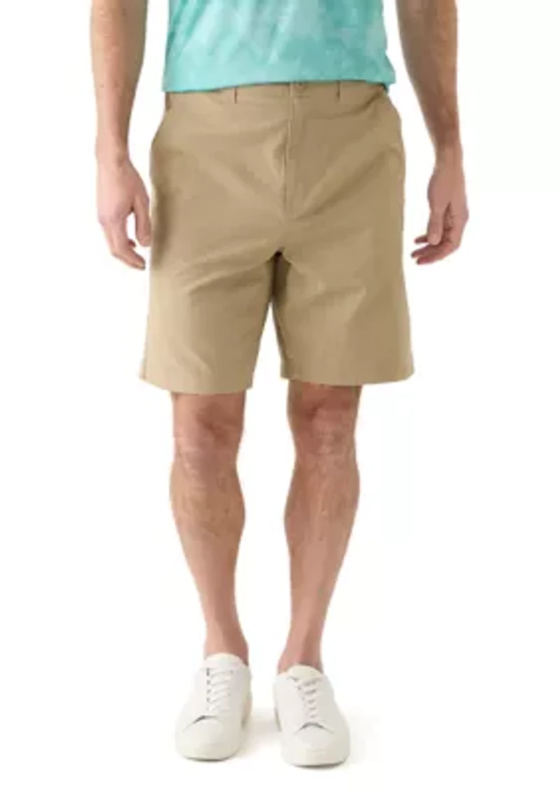 Ripstop Flat Front Shorts