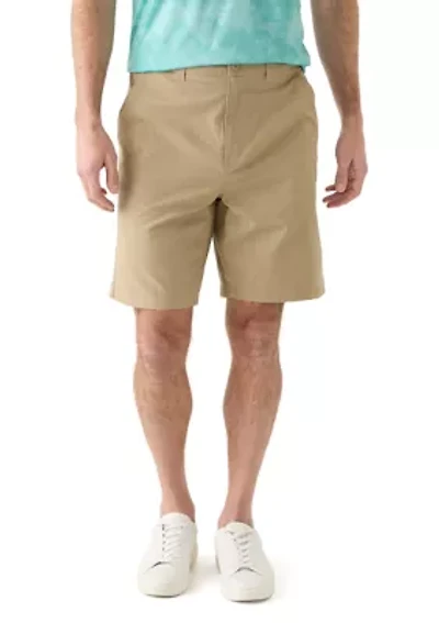 Ripstop Flat Front Shorts