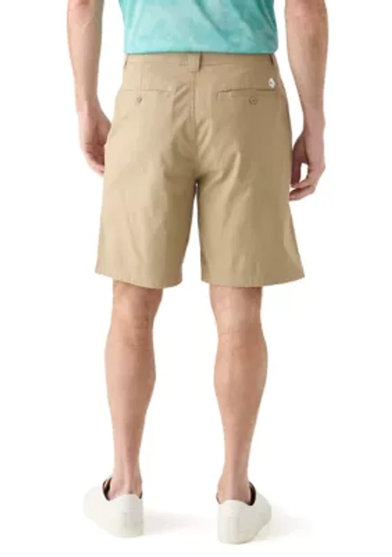 Ripstop Flat Front Shorts