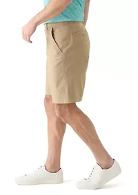 Ripstop Flat Front Shorts