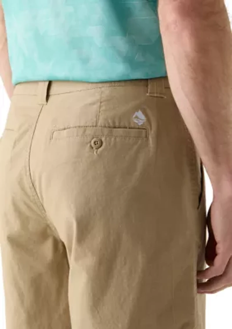 Ripstop Flat Front Shorts
