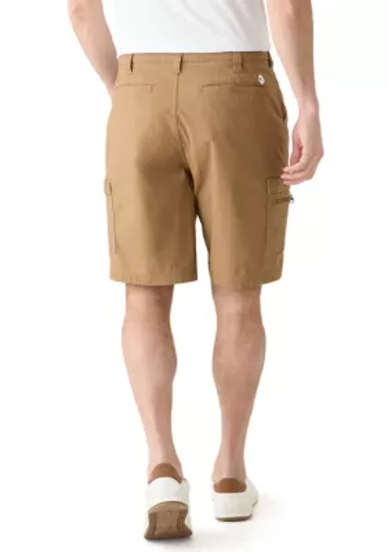 10" Textured Cargo Shorts