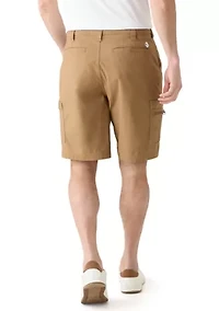 10" Textured Cargo Shorts