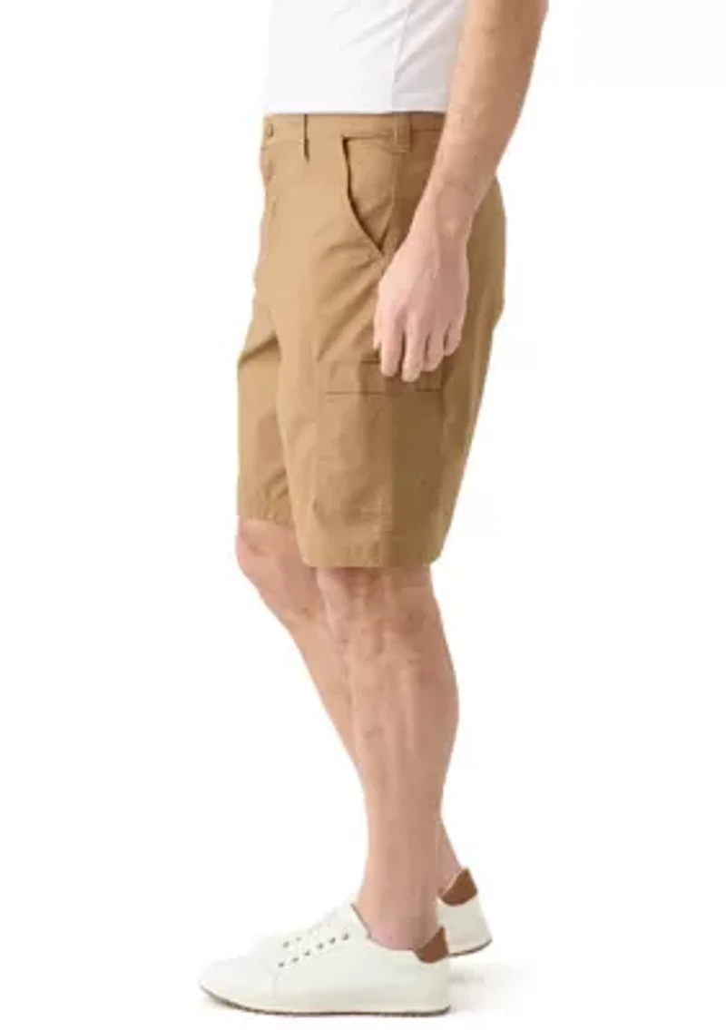 10" Textured Cargo Shorts
