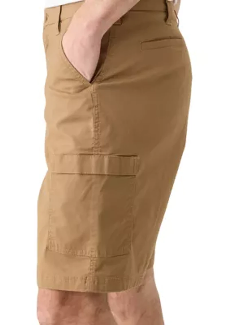 10" Textured Cargo Shorts