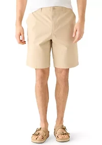 Men's 9-Inch Ripstop Flat Front Shorts