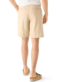 Men's 9-Inch Ripstop Flat Front Shorts