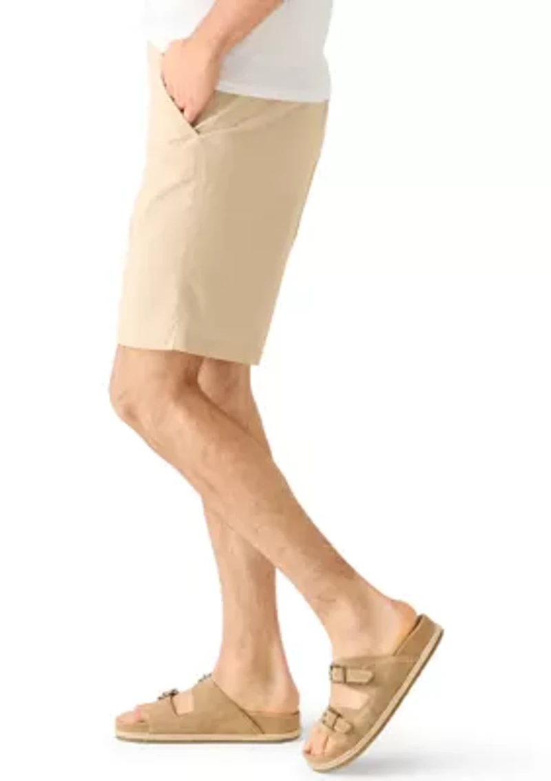 Men's 9-Inch Ripstop Flat Front Shorts