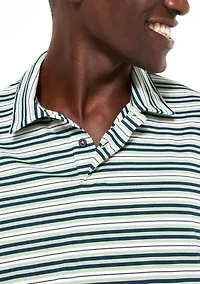 Men's Achieve Striped Polo Shirt